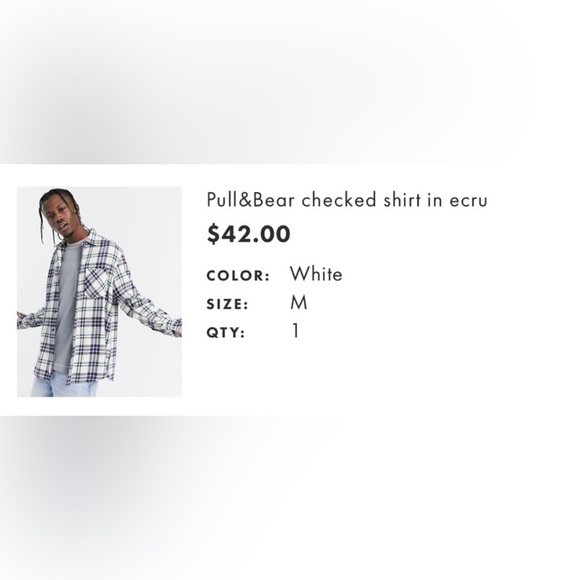 Pull & Bear STWD M plaid - Picture 10 of 10